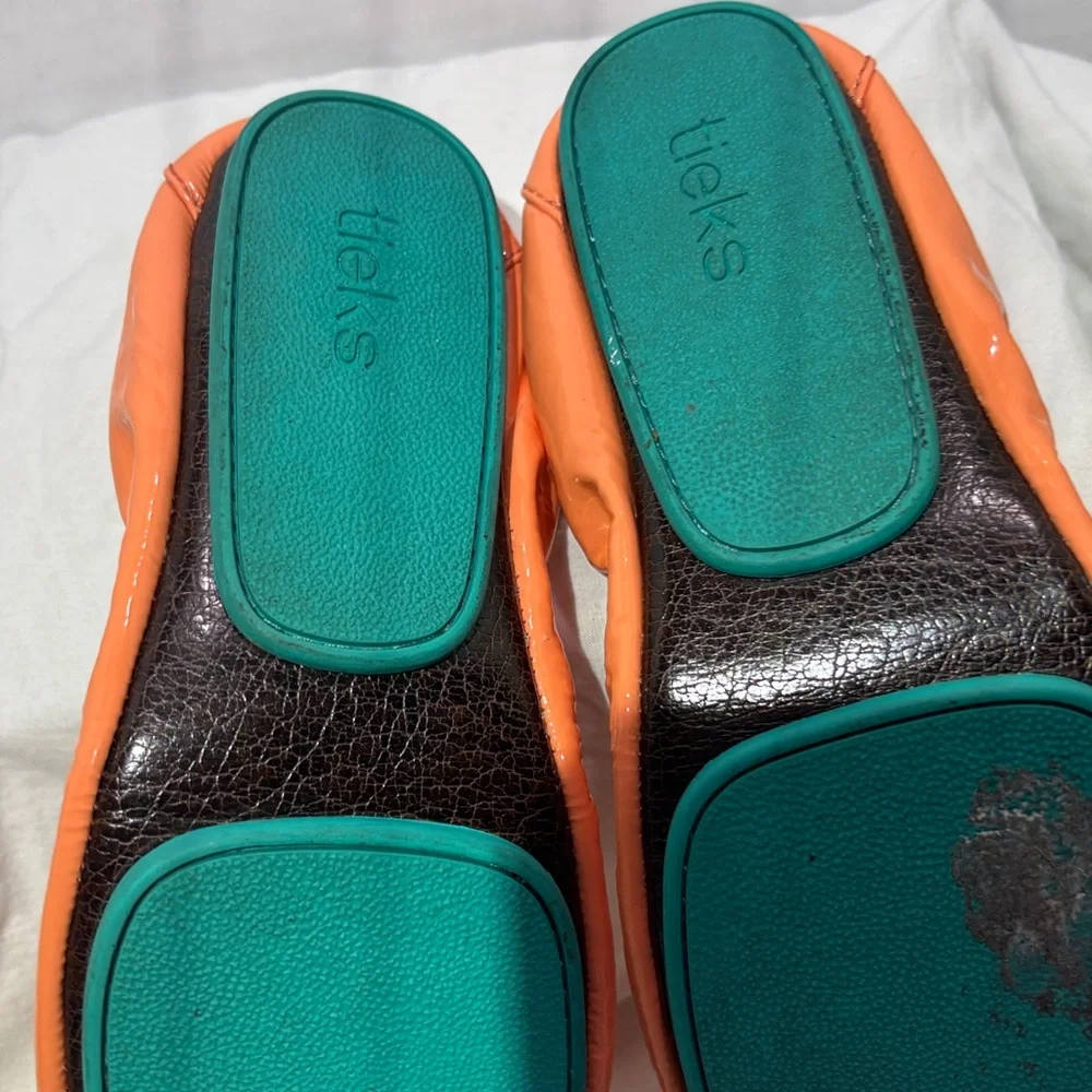 Tieks coral Ballet Flats size 9 - Picture 8 of 9